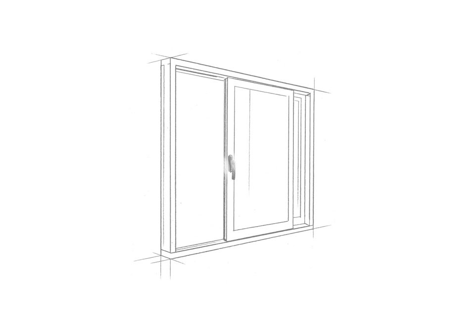 Sliding door drawings